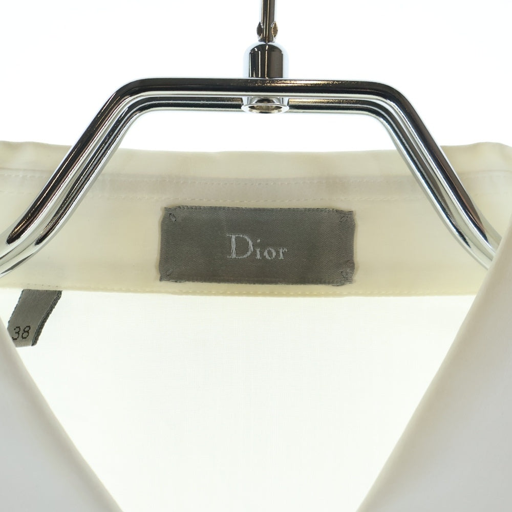 Dior HOMME(ディオールオム) BEE刺ロゴ 長袖シャツ ホワイト 233C541B2088