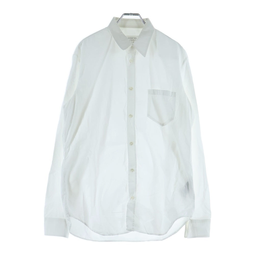 Maison Margiela(メゾンマルジェラ) 18SS 4ステッチ 長袖シャツ ホワイト S50DL0359