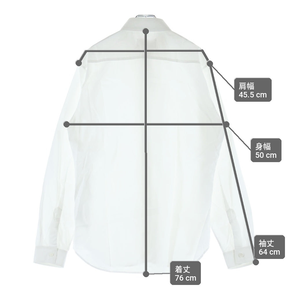 Maison Margiela(メゾンマルジェラ) 17AW 4ステッチ 長袖シャツ ホワイト S50DL0321