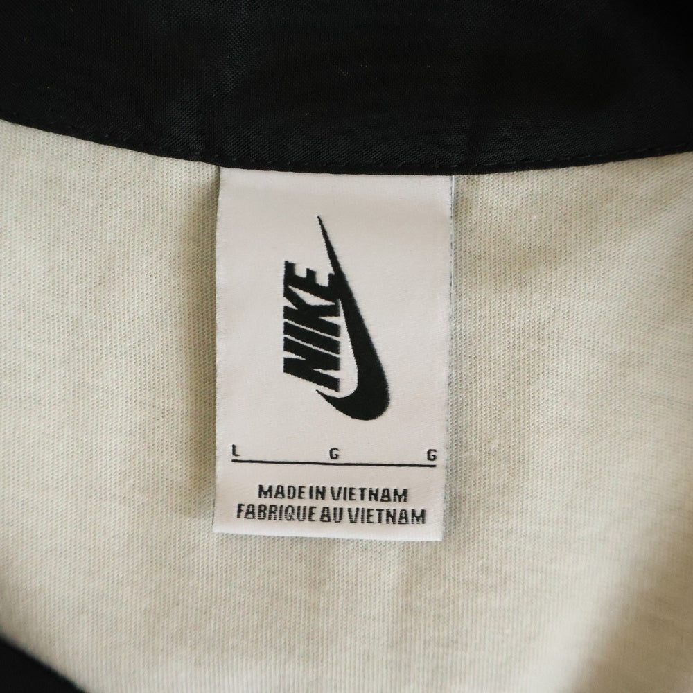 NIKE(ナイキ) ×FEAR OF GOD L/S Henley ヘンリーネック プルオーバーナイロンジャケット ブラック BV4411-011