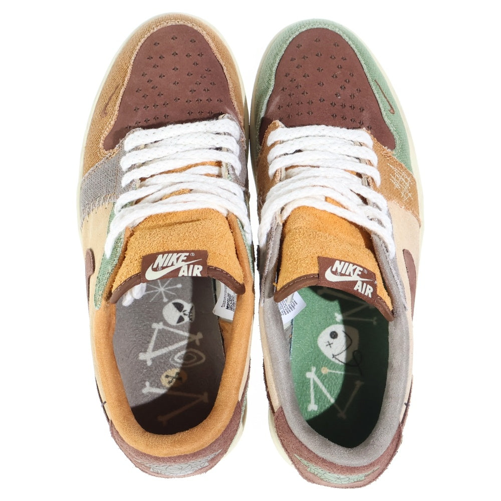 NIKE(ナイキ) Zion Williamson ザイオン ウィリアムソン AIR JORDAN 1 LOW OG DZ7292-200 エアジョーダン1 ローカットスニーカー ブラウン/オリーブ US9.5/27.5cm