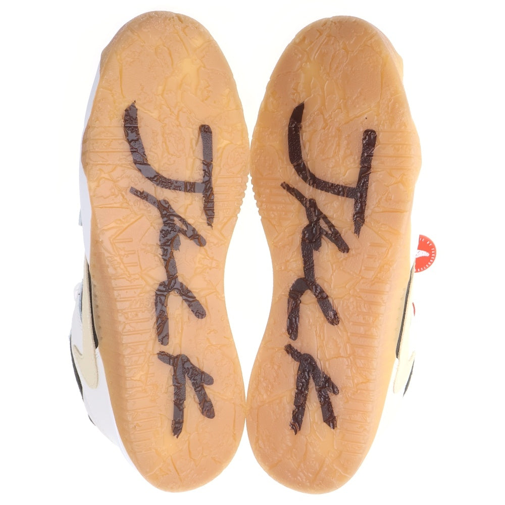 NIKE(ナイキ) ×TRAVIS SCOTT JORDAN JUMPMAN JACK トラヴィススコット ジョーダン ジャンプマン ローカットスニーカー ホワイト/ブラウン US9/27cm FZ8117‐100