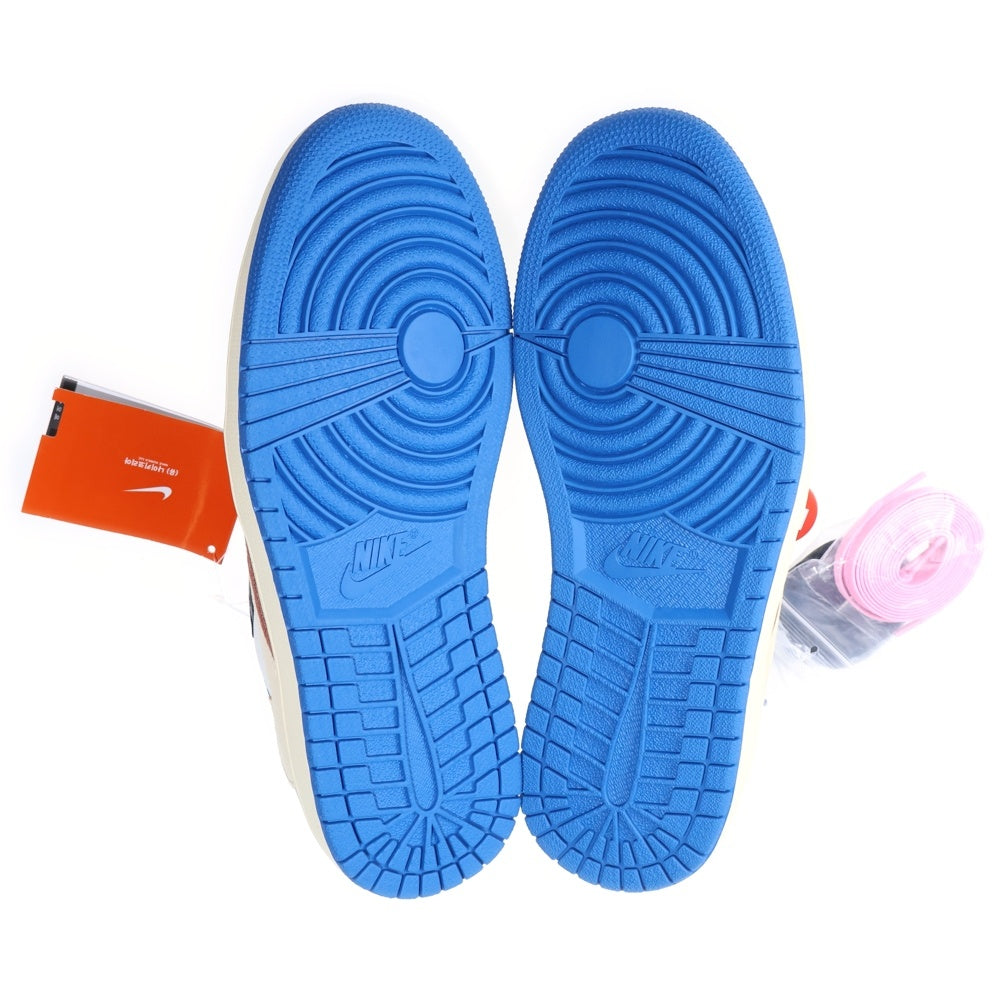 NIKE(ナイキ) ×TRAVIS SCOTT FRAGMENT DESIGN AIR JORDAN 1 LOW OG SP トラヴィススコット フラグメント エアジョーダン1 ローカットスニーカー US9/27cm DM7866-140