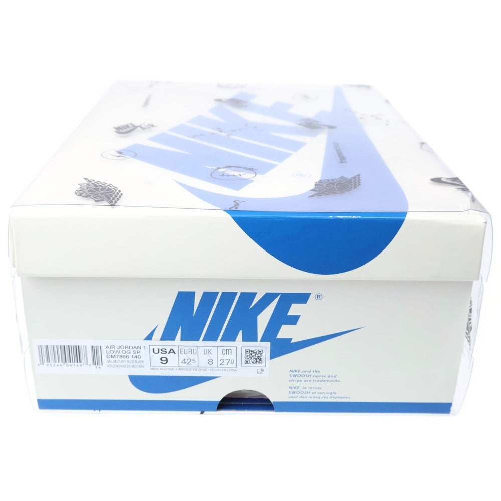 NIKE(ナイキ) ×TRAVIS SCOTT FRAGMENT DESIGN AIR JORDAN 1 LOW OG SP トラヴィススコット フラグメント エアジョーダン1 ローカットスニーカー US9/27cm DM7866-140