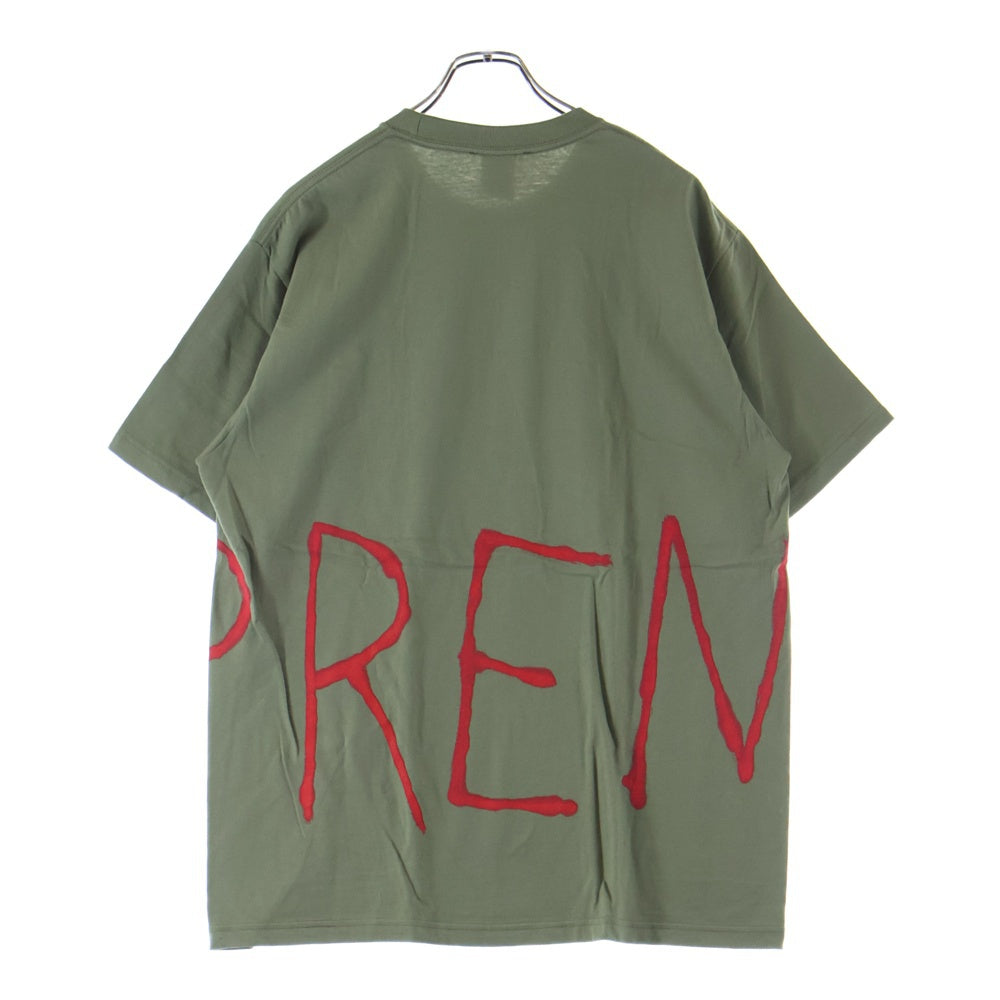 SUPREME(シュプリーム) 25SS Painted Tee ペイント プリント半袖Tシャツ カーキ