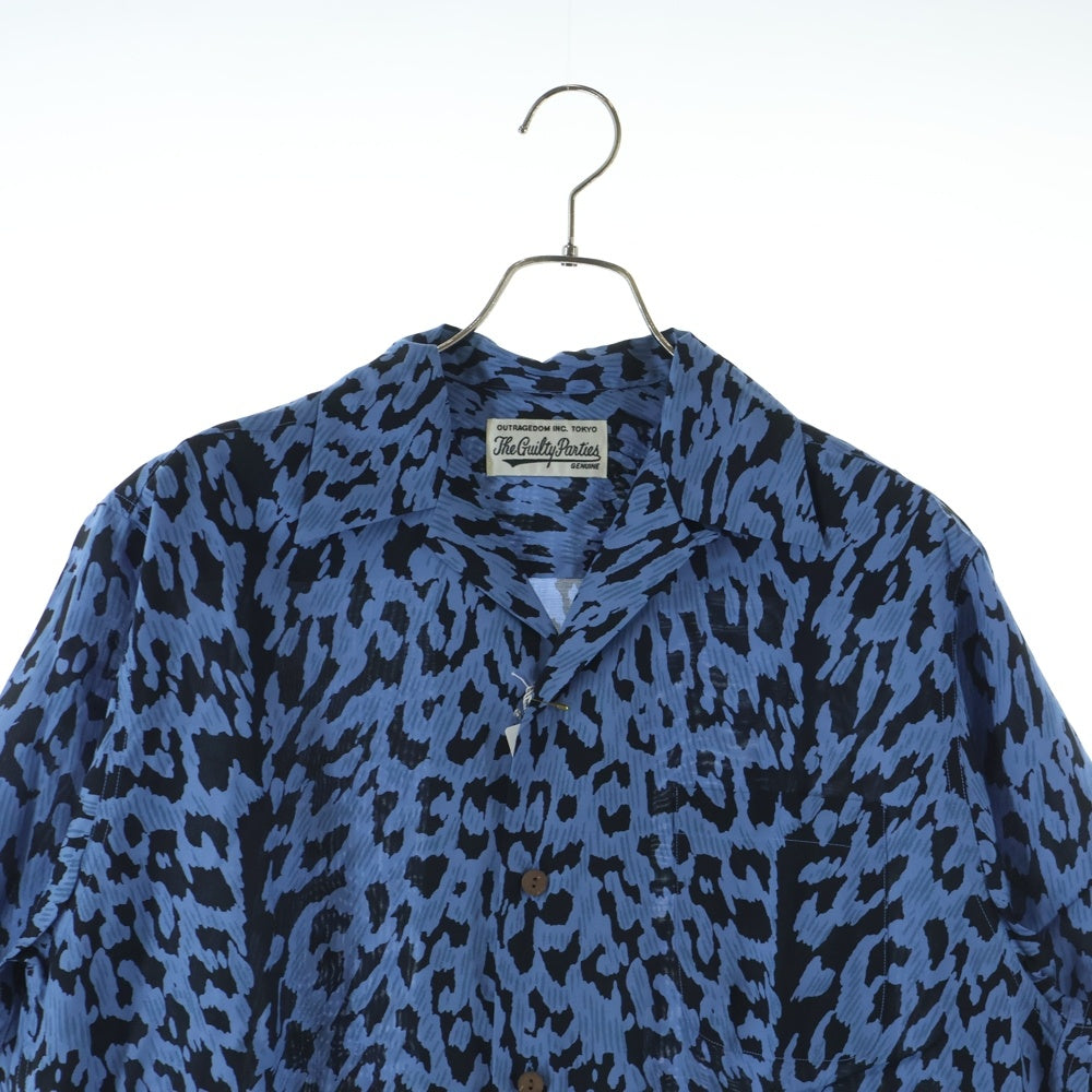 WACKO MARIA(ワコマリア) 23SS HAWAIIAN SHIRT S/S ハワイアンシャツ 半袖シャツ ネイビー 23SS-WMS-HI10