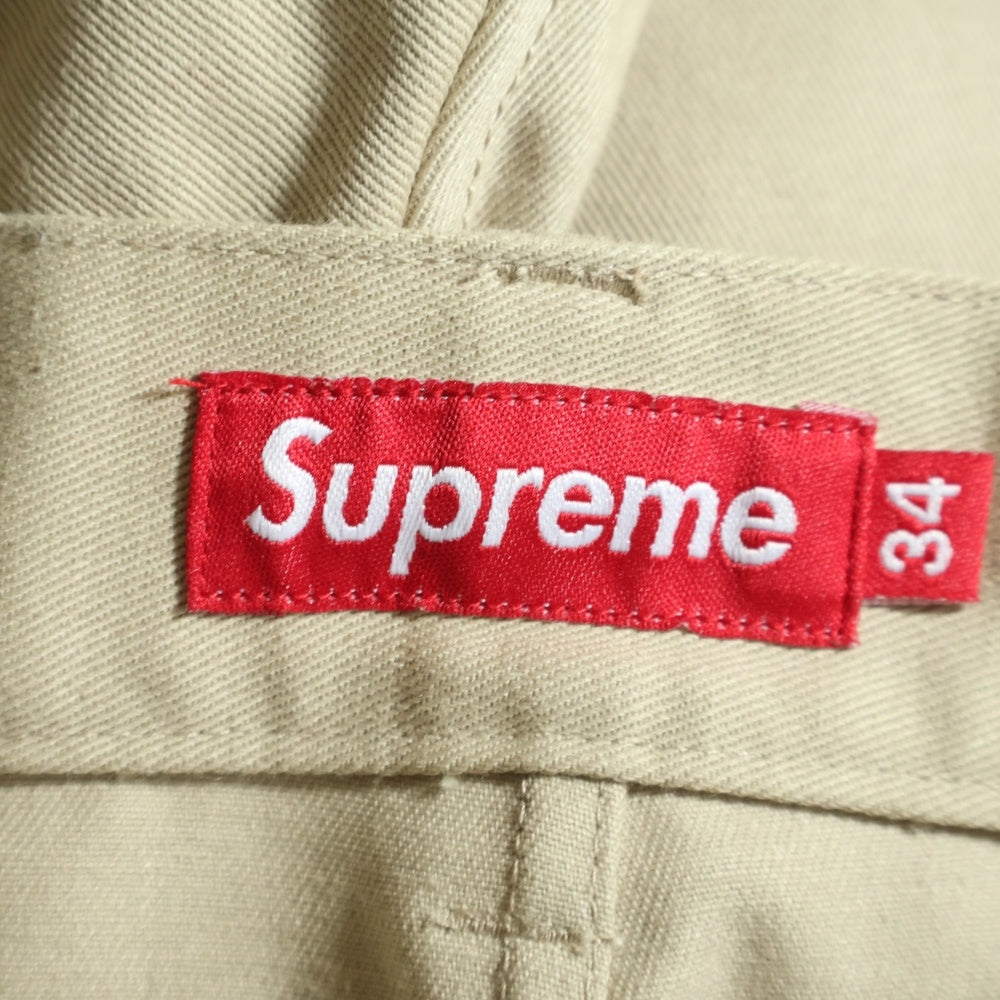 SUPREME(シュプリーム) Work Short チノ ワークショーツ ハーフパンツ ベージュ