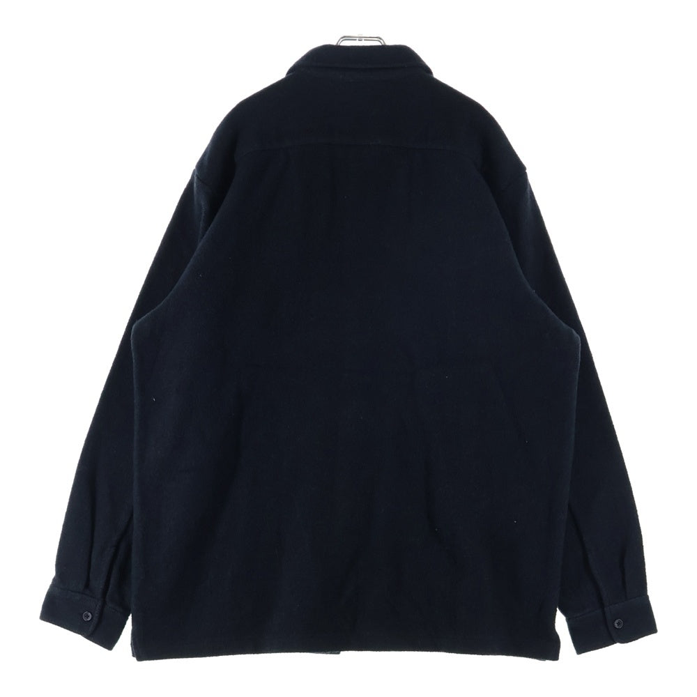 SUPREME(シュプリーム) 22AW Brushed Flannel Twill Shirt ツイルフランネル 長袖シャツ ブラック