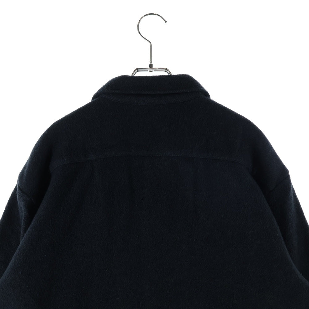 SUPREME(シュプリーム) 22AW Brushed Flannel Twill Shirt ツイルフランネル 長袖シャツ ブラック
