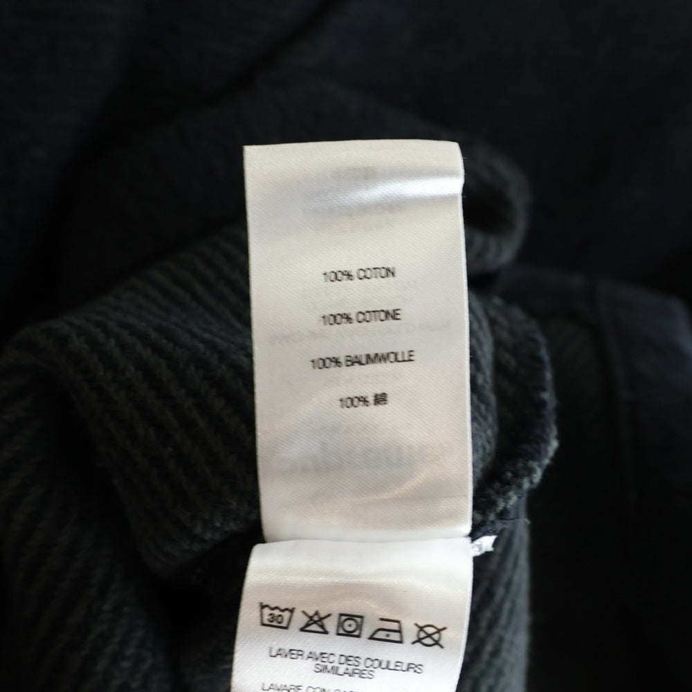SUPREME(シュプリーム) 22AW Brushed Flannel Twill Shirt ツイルフランネル 長袖シャツ ブラック