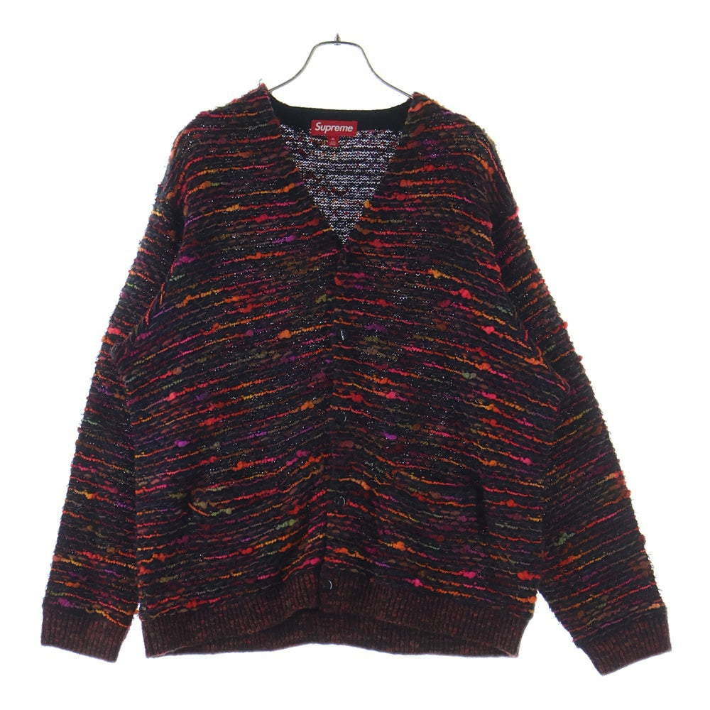 SUPREME(シュプリーム) 25AW Textured Cardigan Black テクスチャード ニットカーディガン レッド