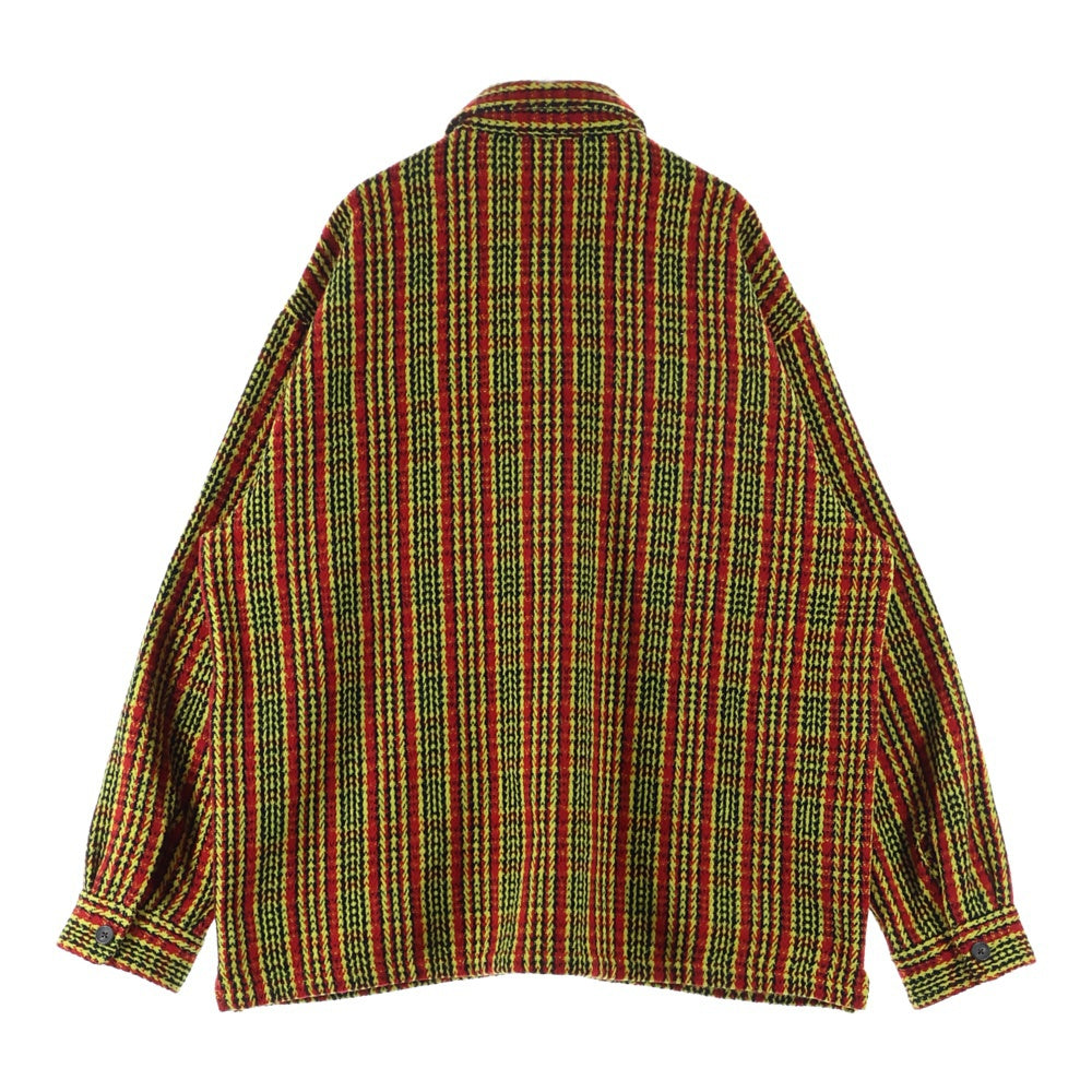 SUPREME(シュプリーム) 22AW Heavy Flannel Shirt ヘビーフランネル 長袖シャツ レッド/イエロー
