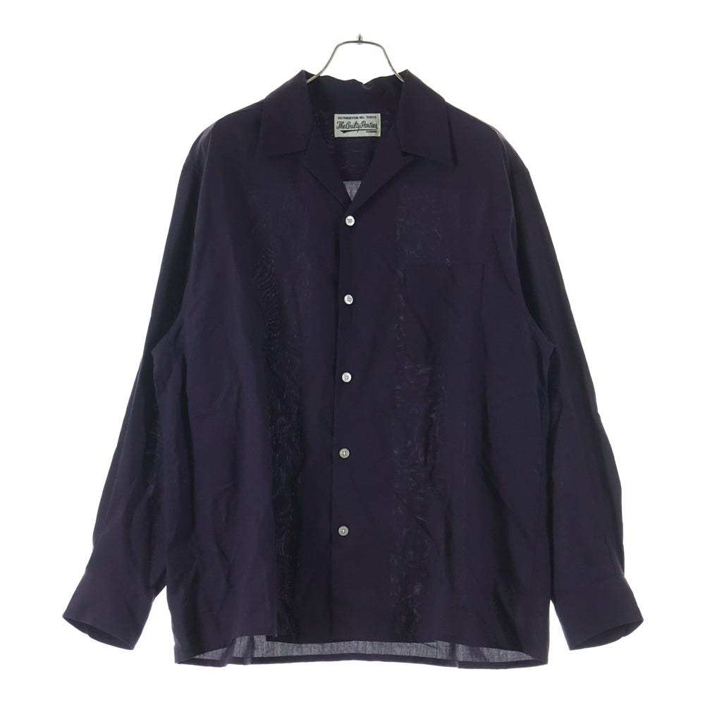 WACKO MARIA(ワコマリア) 50s SHIRT L/S 長袖シャツ パープル