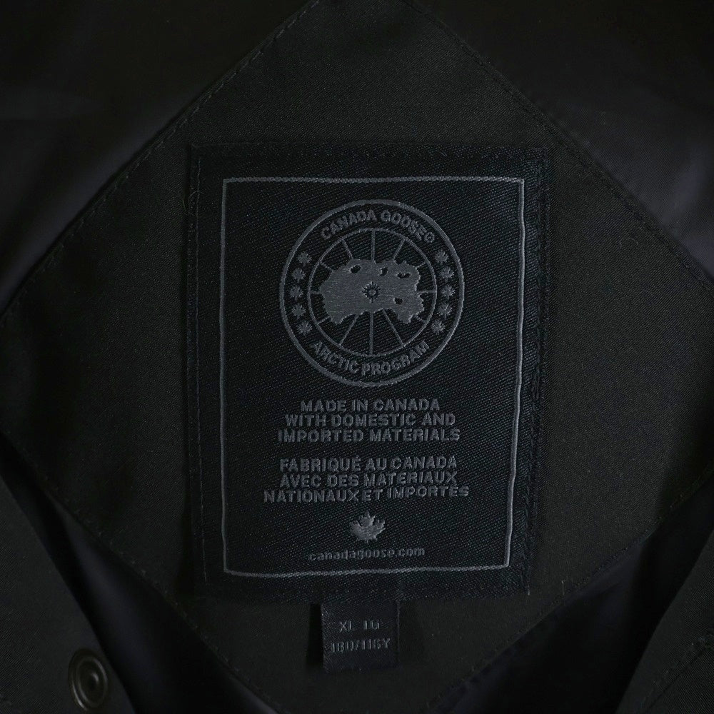 CANADA GOOSE(カナダグース) WYNDHAM PARKA BLACK LABEL ウィンダム パーカー コヨーテファー フード付きダウンジャケット ブラック 3808MB