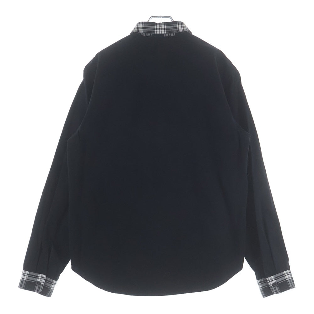 SUPREME(シュプリーム) 16AW Animal Patchwork Twill Shirt アニマルパッチワーク コットンツイル 長袖シャツ ホワイト/ブラック