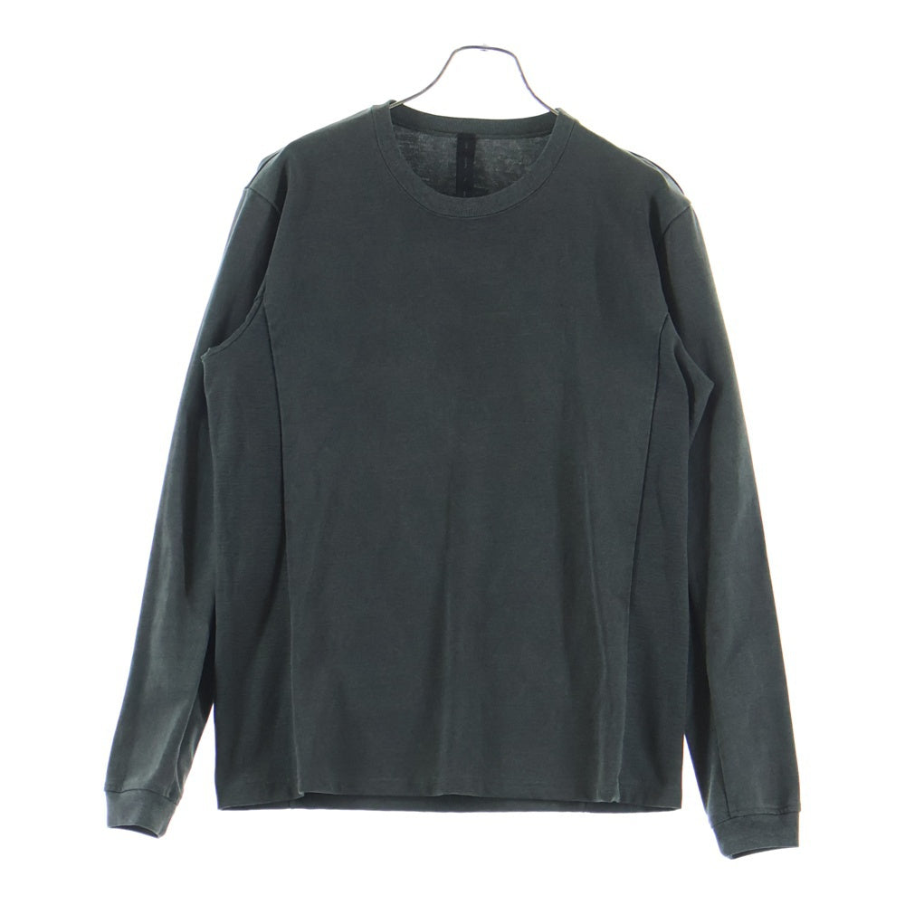 wjk(ダブルジェイケイ) 21AW Heavy Light Plainstitch Cut&Sewn ヘビーライト クルーネック 長袖Tシャツ カットソー グレー mj76u