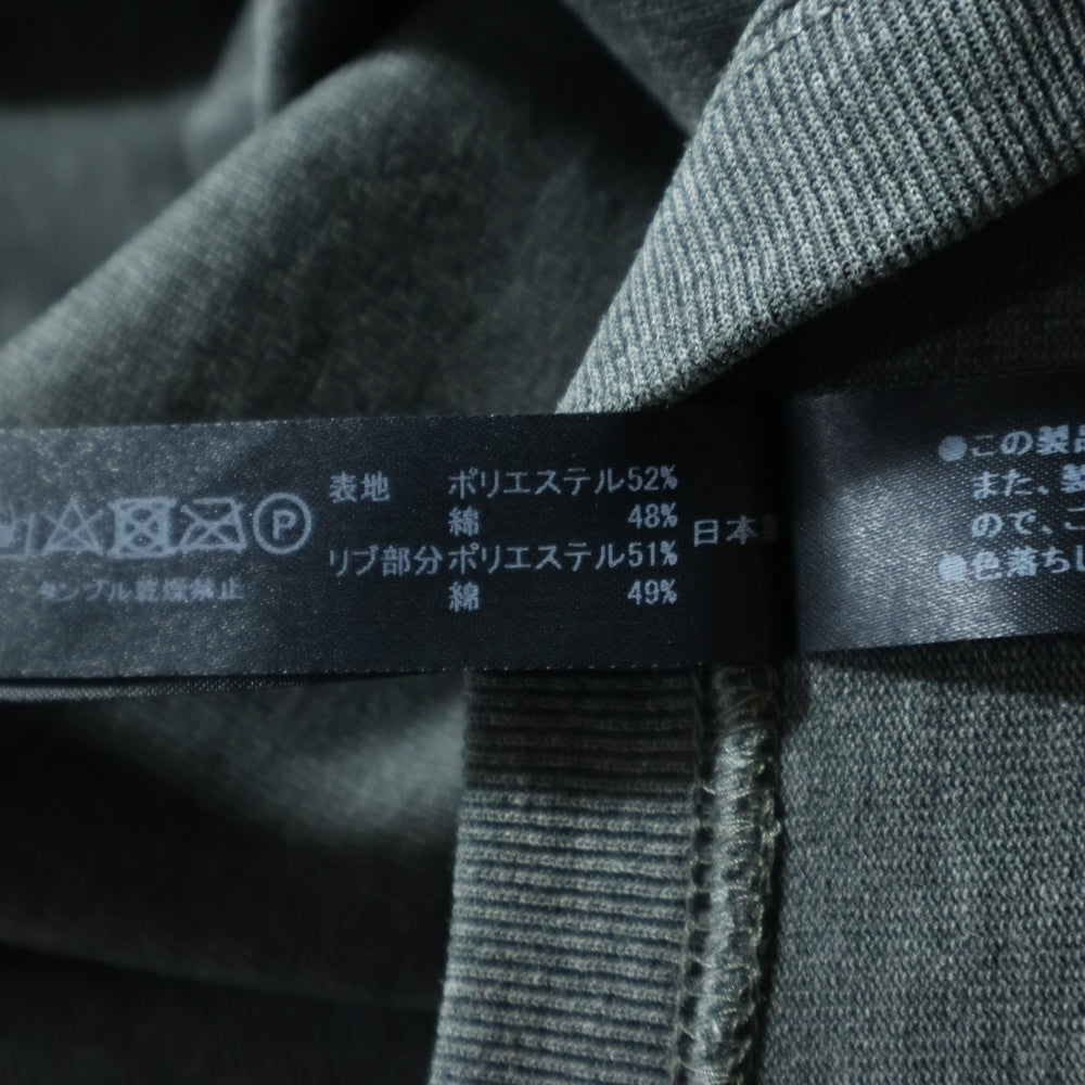 wjk(ダブルジェイケイ) 21AW Heavy Light Plainstitch Cut&Sewn ヘビーライト クルーネック 長袖Tシャツ カットソー グレー mj76u