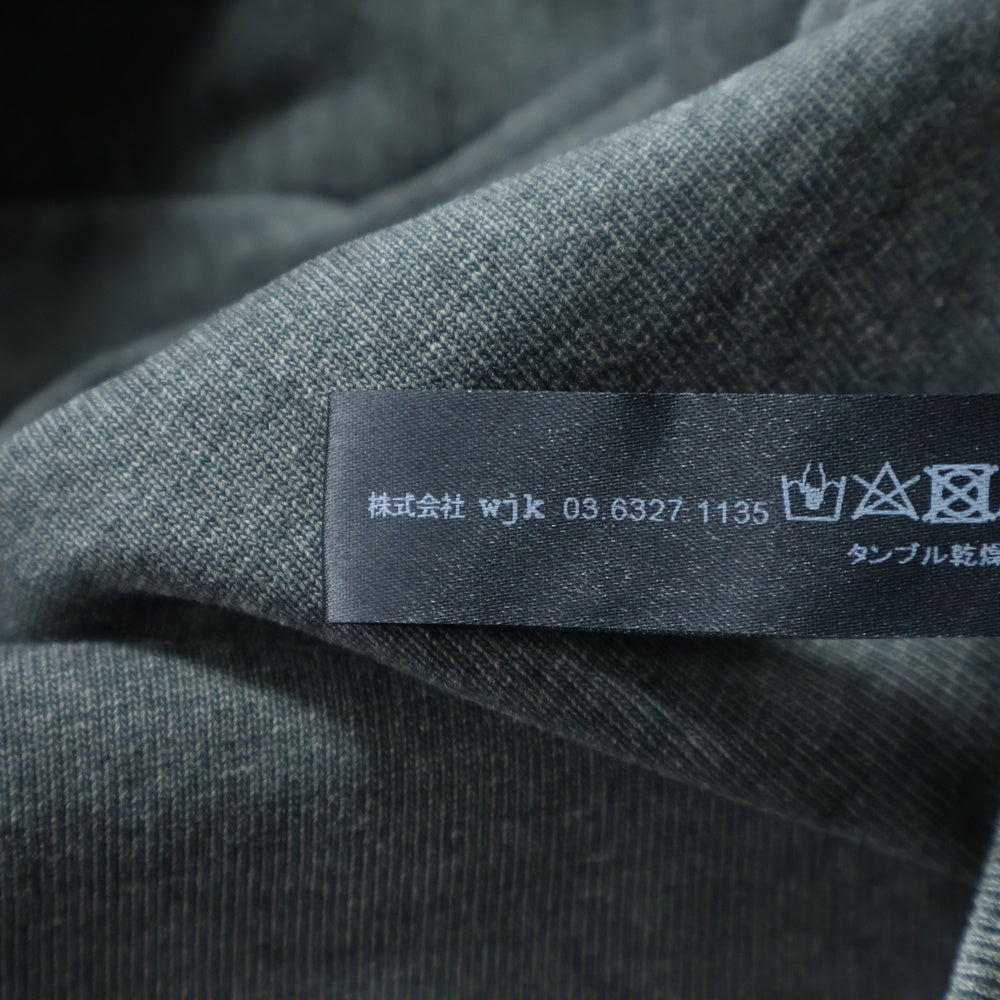 wjk(ダブルジェイケイ) 21AW Heavy Light Plainstitch Cut&Sewn ヘビーライト クルーネック 長袖Tシャツ カットソー グレー mj76u