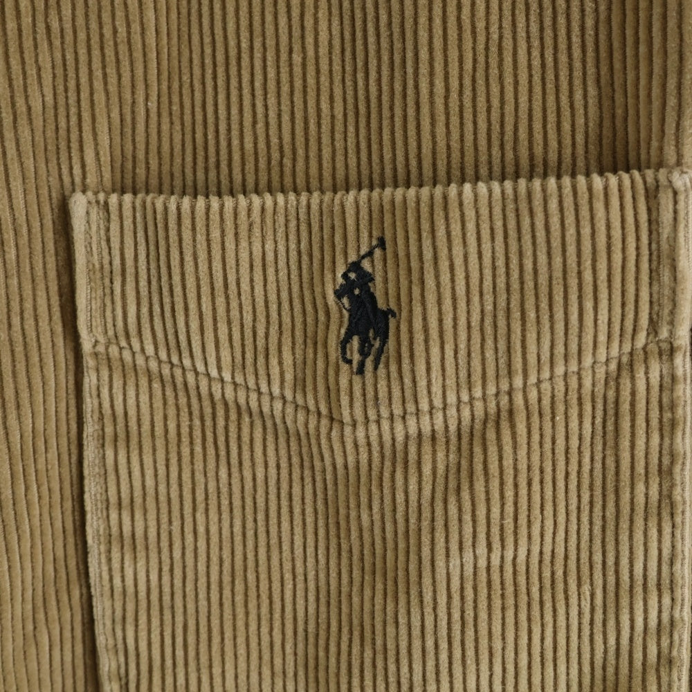 POLO RALPH LAUREN(ポロラルフローレン) ポニー刺繍 コーデュロイ ジップアップ ジャケット ブラウン