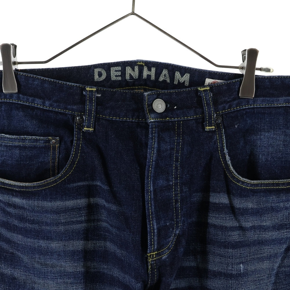 DENHAM(デンハム) DEAN MIJ KENDO DARK ダメージ加工 ストレート デニムパンツ インディゴ 01-24-08-11-507