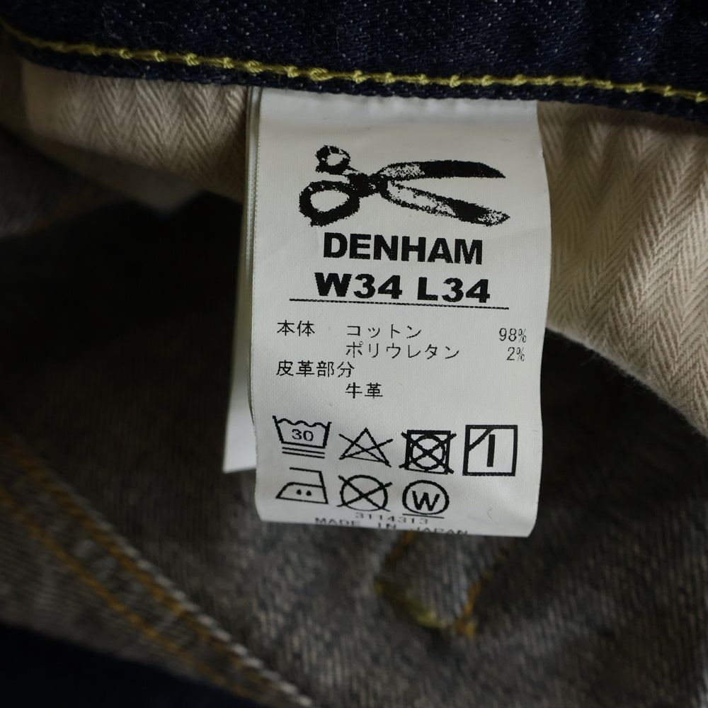 DENHAM(デンハム) DEAN MIJ KENDO DARK ダメージ加工 ストレート デニムパンツ インディゴ 01-24-08-11-507