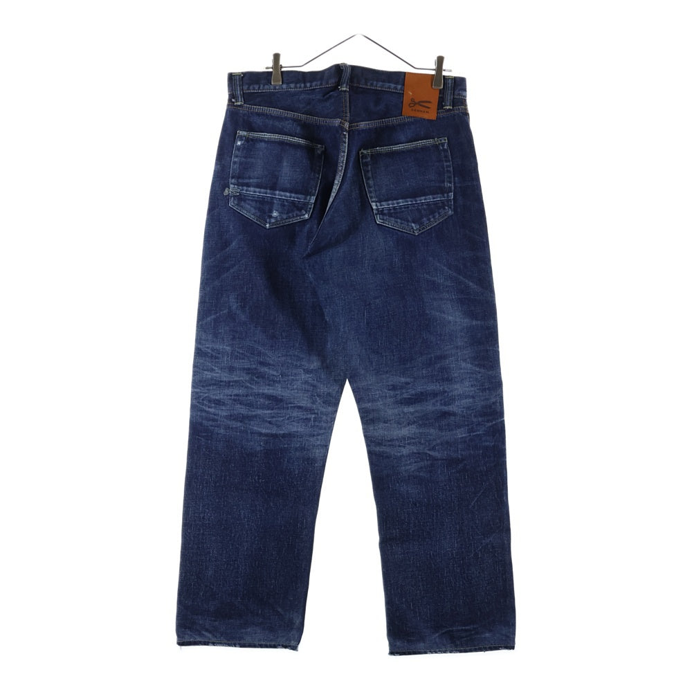 DENHAM(デンハム) EASTWIDER MIJ KENDO-CTTN イーストワイダー ダメージ加工 デニムパンツ インディゴ 01-24-09-11-512