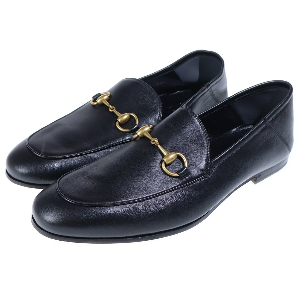 GUCCI(グッチ) ブリクストン ホースビット レザー ローファー ブラック 407314