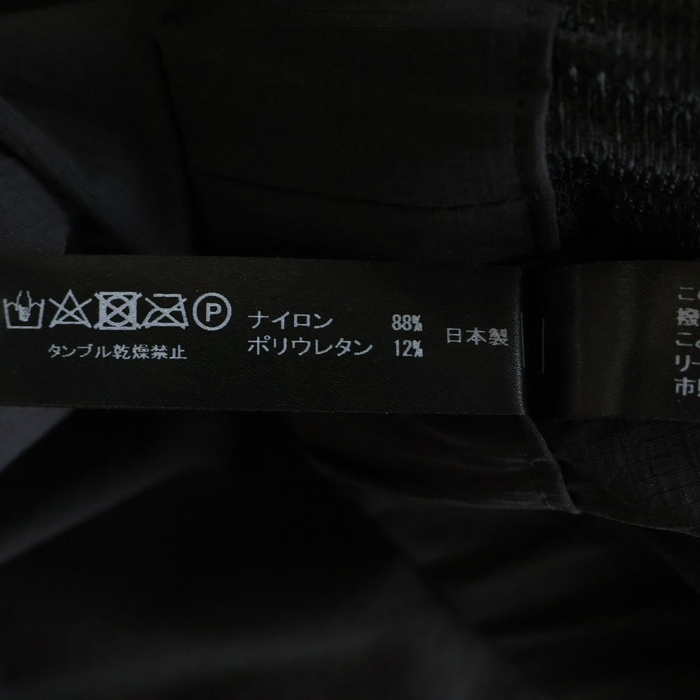 wjk(ダブルジェイケイ) SARASYAKA ナイロン イージーパンツ ブラック cn18zv