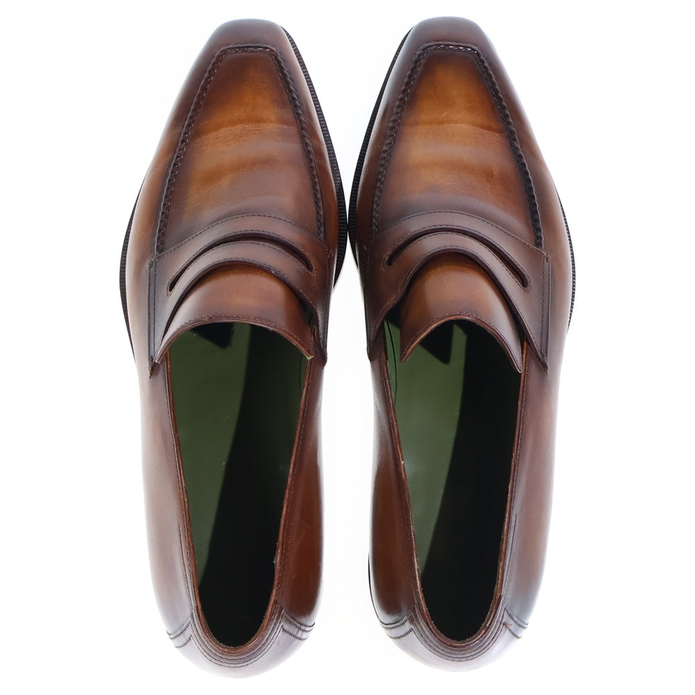 Berluti(ベルルッティ) ANDY アンディ モカシン レザー ビジネスシューズ ローファー ブラウン