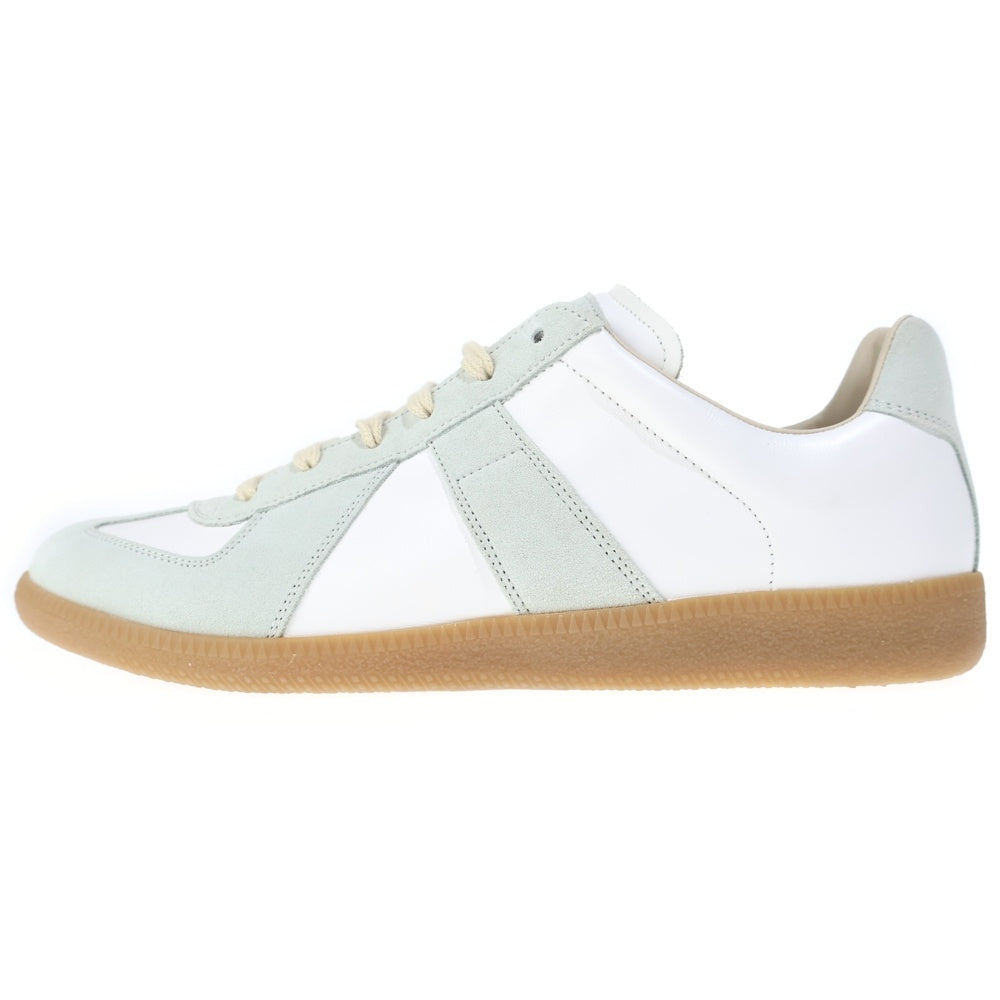Martin Margiela 22(マルタンマルジェラ) REPLICA GERMAN TRAINER レプリカ ジャーマントレーナー レザー ローカットスニーカー ホワイト S57WS0236