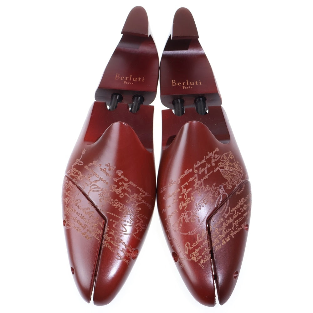 Berluti(ベルルッティ) レイグラウンド スクリット カリグラフィ キャンバス ローカットスニーカー ネイビー/ホワイト