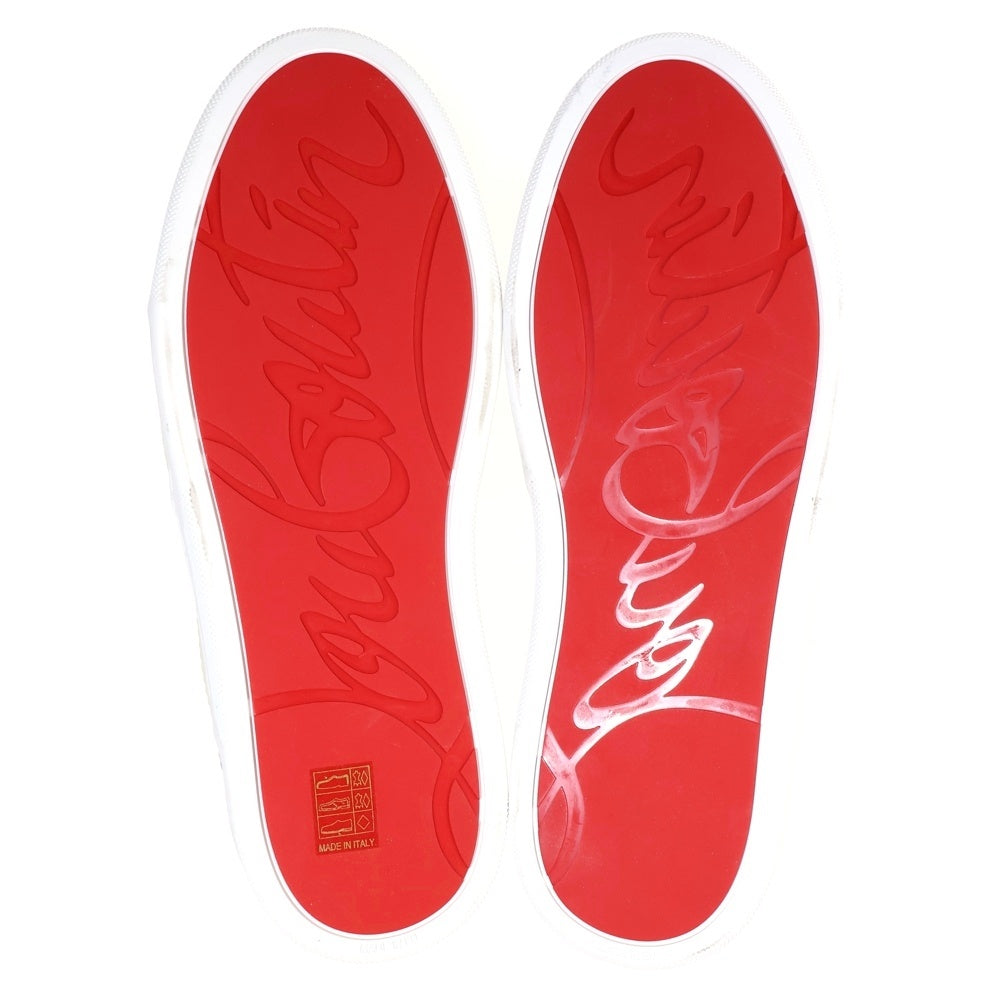 CHRISTIAN LOUBOUTIN(クリスチャンルブタン) オーレリアン レオパード ハラコレザー メッシュ ローカットスニーカー マルチ
