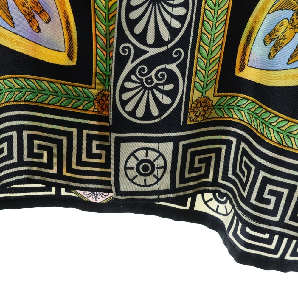 GIANNI VERSACE(ジャンニ ヴェルサーチ) 総柄 シルク 長袖シャツ マルチ