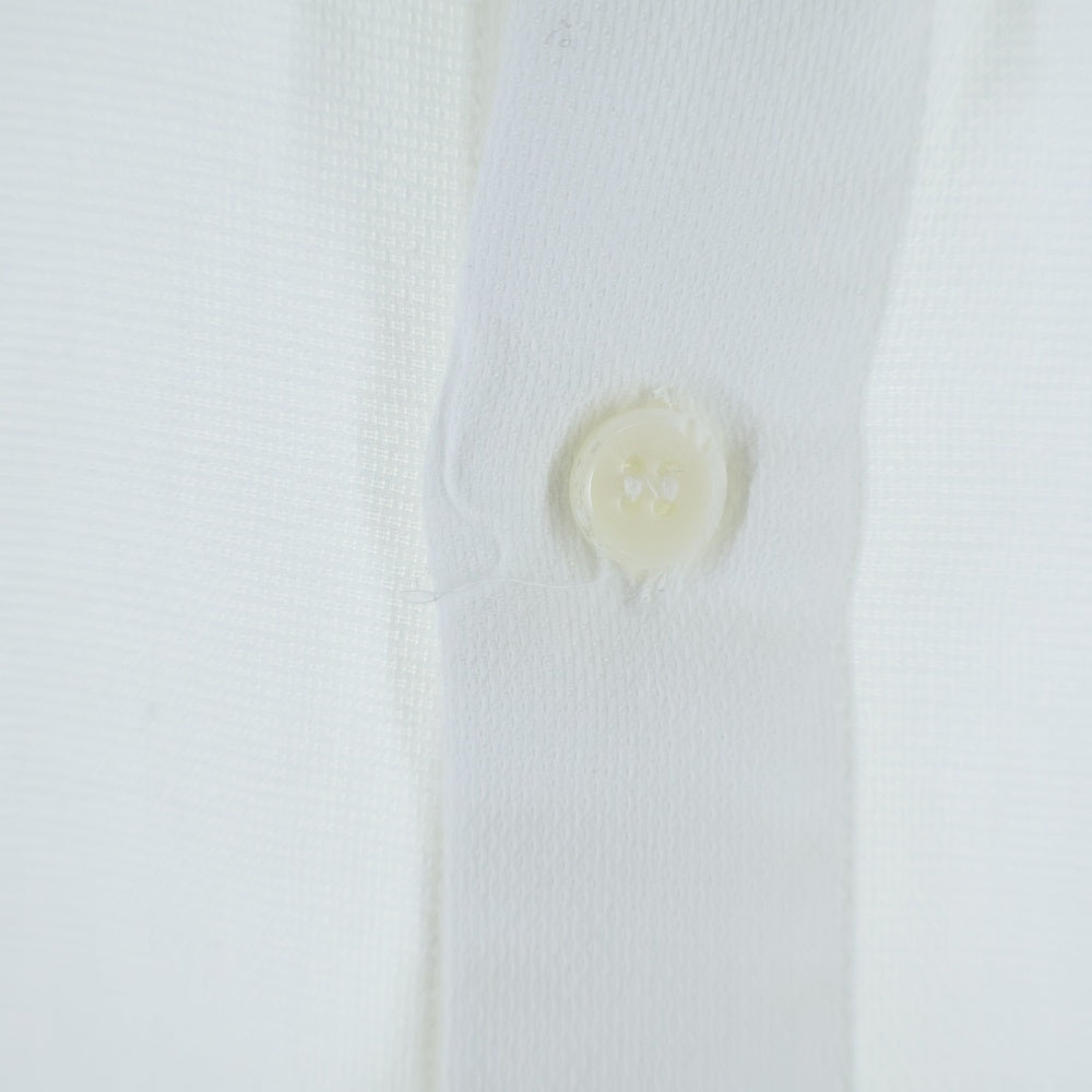 GIANNI VERSACE(ジャンニ ヴェルサーチ) ロゴ刺繍 長袖シャツ ホワイト