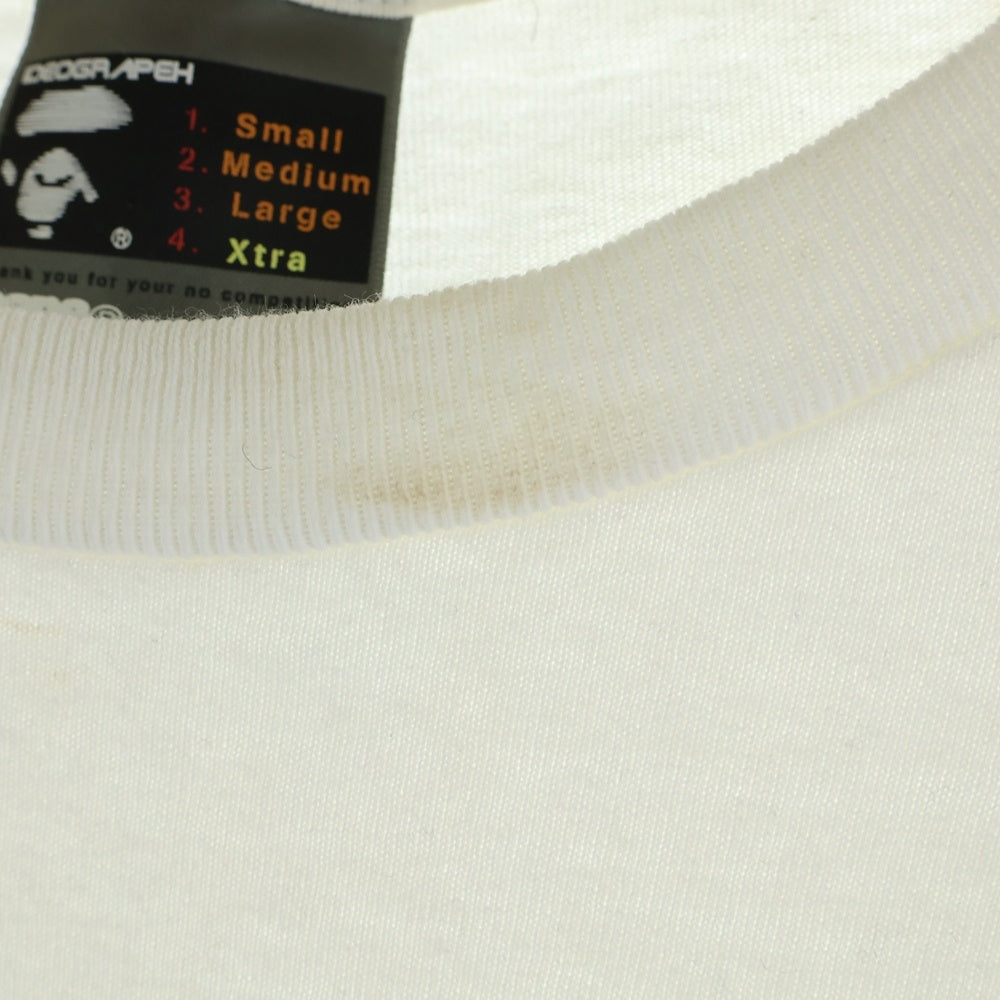 A BATHING APE(アベイシングエイプ) N.E.R.D エヌ イー アール ディー STAR TRAK OLD 初期タグ プリント半袖Tシャツ ホワイト