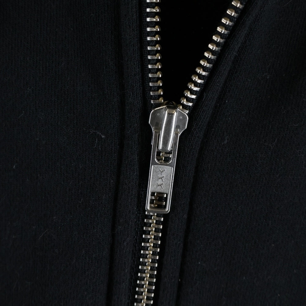 NEIGHBORHOOD(ネイバーフッド) ×STUSSY BONEYARDS ステューシー ボーンヤーズ ジップアップ 袖ロゴスウェットパーカー ブラック