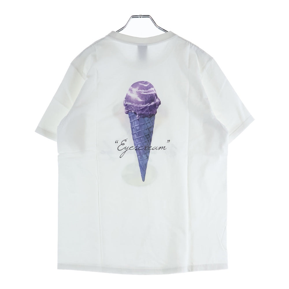 NUMBER (N)INE(ナンバーナイン) 09AW × EYESCREAM LAST SAY GOOD BYE TEE パフェプリント 半袖Tシャツ ホワイト