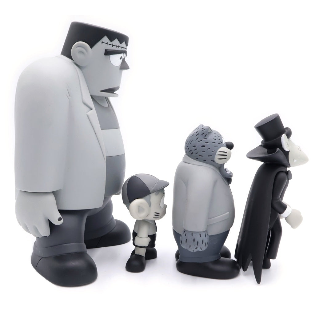 BOUNTY HUNTER(バウンティーハンター) ×怪物くん 4体セット フィギュア 人形 グレー