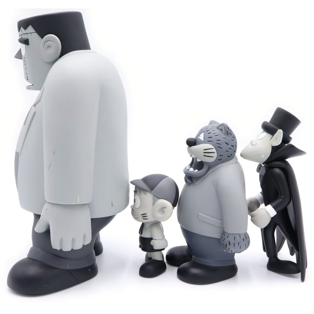 BOUNTY HUNTER(バウンティーハンター) ×怪物くん 4体セット フィギュア 人形 グレー