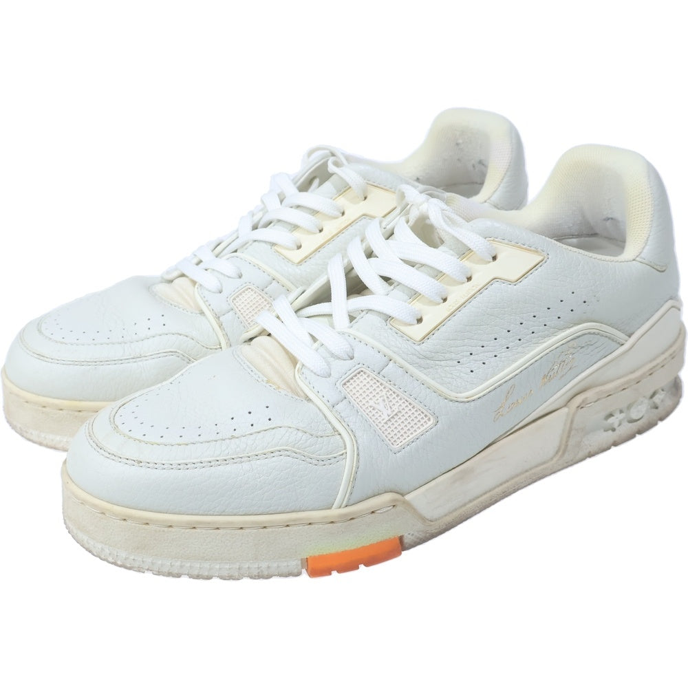 LOUIS VUITTON(ルイヴィトン) LV トレイナー レザーローカット スニーカー ホワイト 1A8WAX