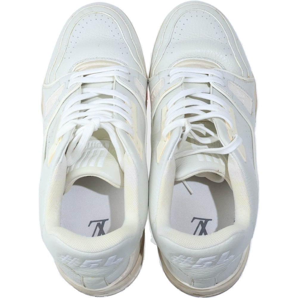 LOUIS VUITTON(ルイヴィトン) LV トレイナー レザーローカット スニーカー ホワイト 1A8WAX