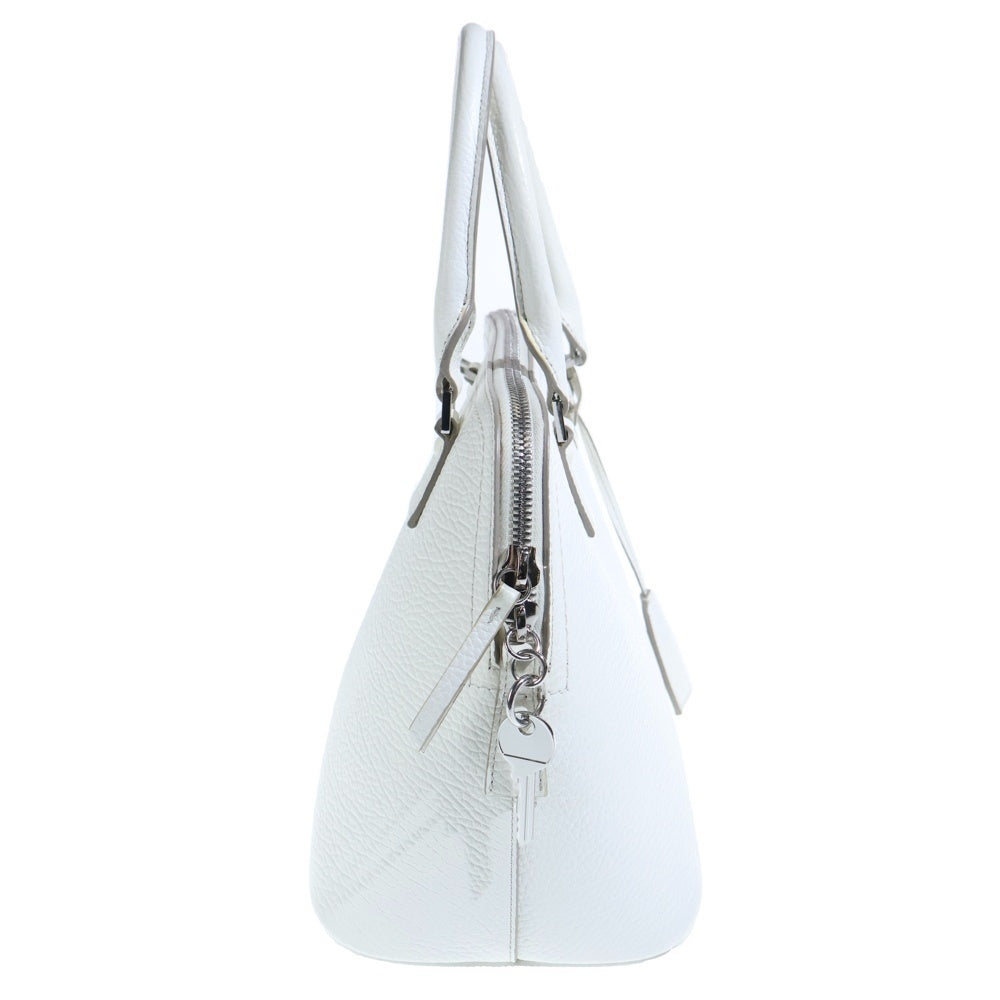 Maison Martin Margiela(メゾンマルタンマルジェラ) 5AC ミディアム レザー ショルダー ハンド バッグ ホワイト S56WG00935AC レディース