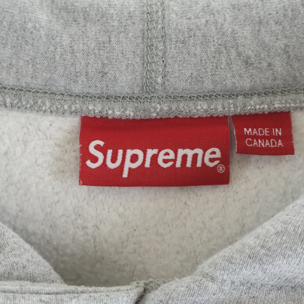 SUPREME(シュプリーム) 19AW Bandana Box Logo Hooded Sweatshirt バンダナボックスロゴプルオーバーパーカー グレー