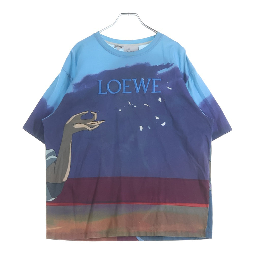 LOEWE(ロエベ) 22SS ×スタジオジブリ 千と千尋の神隠し ハク プリントクルーネック半袖Tシャツ マルチ H848Y22X10