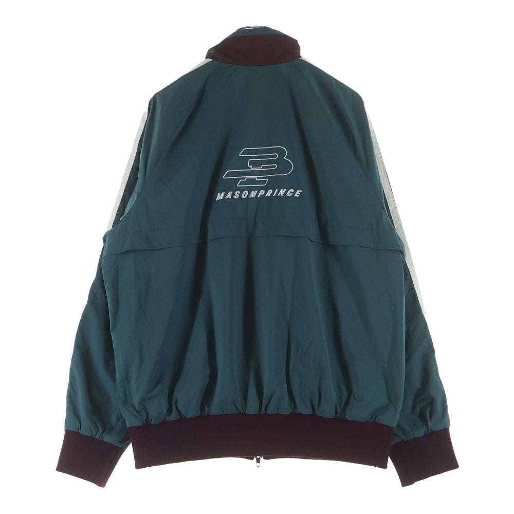 MASONPRINCE(メイソンプリンス) 25AW ロゴ刺繍 オーバーサイズ トラックジャケット グリーン JK4051