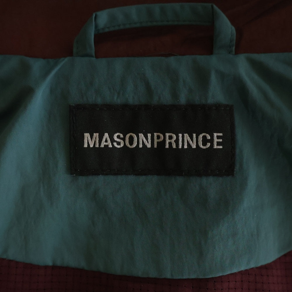 MASONPRINCE(メイソンプリンス) 25AW ロゴ刺繍 オーバーサイズ トラックジャケット グリーン JK4051
