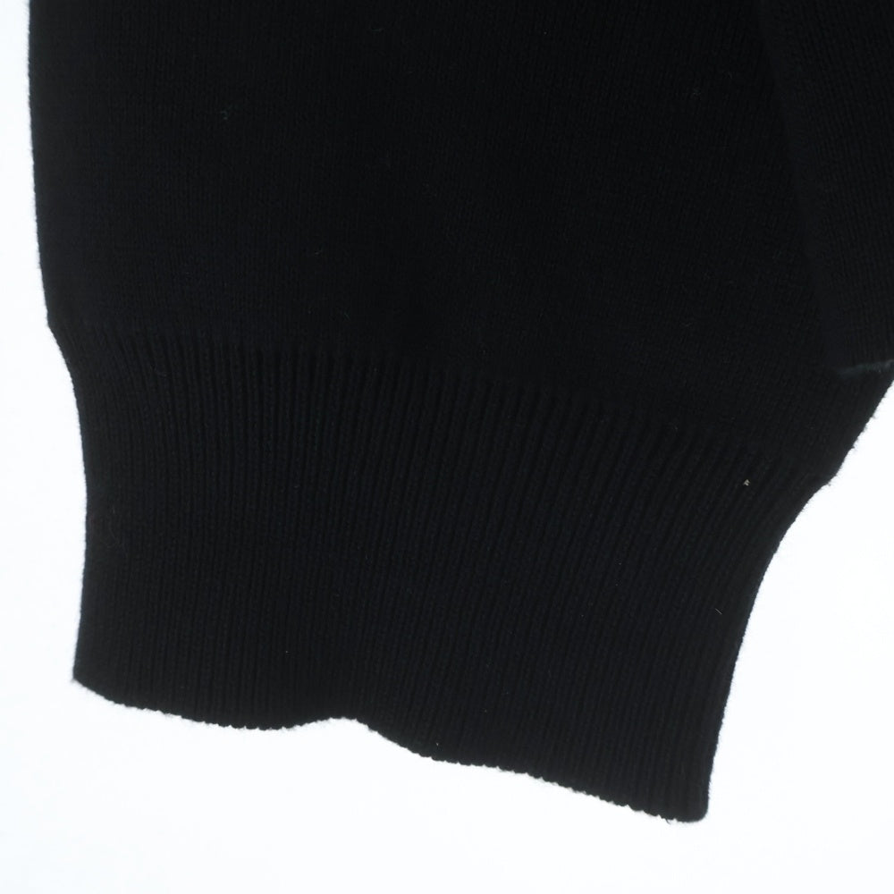 LOEWE(ロエベ) 24AW ANAGRAM POCKET SWEATER アナグラムロゴ クルーネック コットン ニット セーター ブラック H526Y14KDK