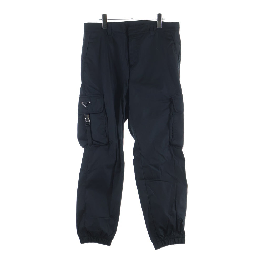 PRADA(プラダ) 21SS Re-Nylon トライアングルロゴ リナイロン カーゴパンツ ブラック SPH130