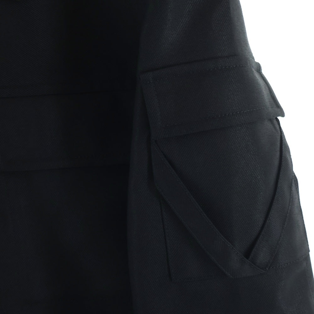 BOTTEGA VENETA(ボッテガヴェネタ) オーバーサイズ 長袖シャツ ブラック 703641 VKKJ0