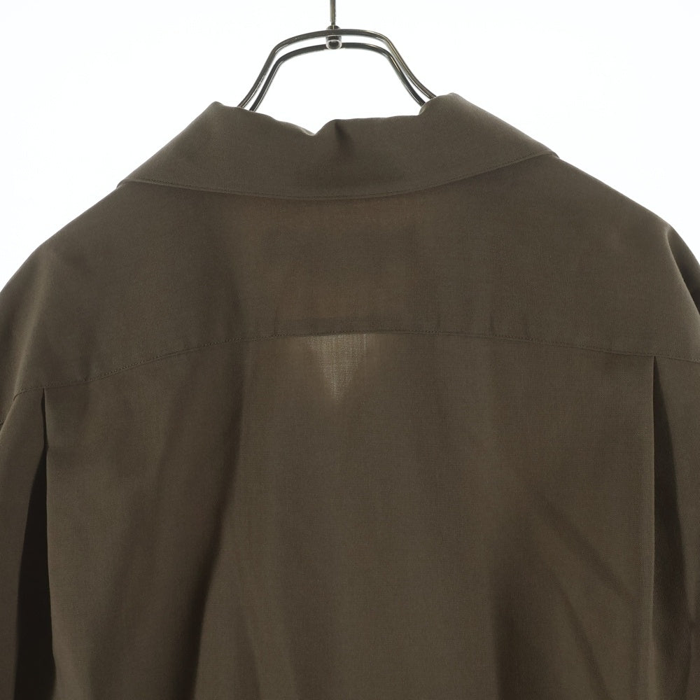 MARNI(マルニ) 21AW トロピカルウール オープンカラー 長袖シャツ ブラウン CUMU0138A0 S45455